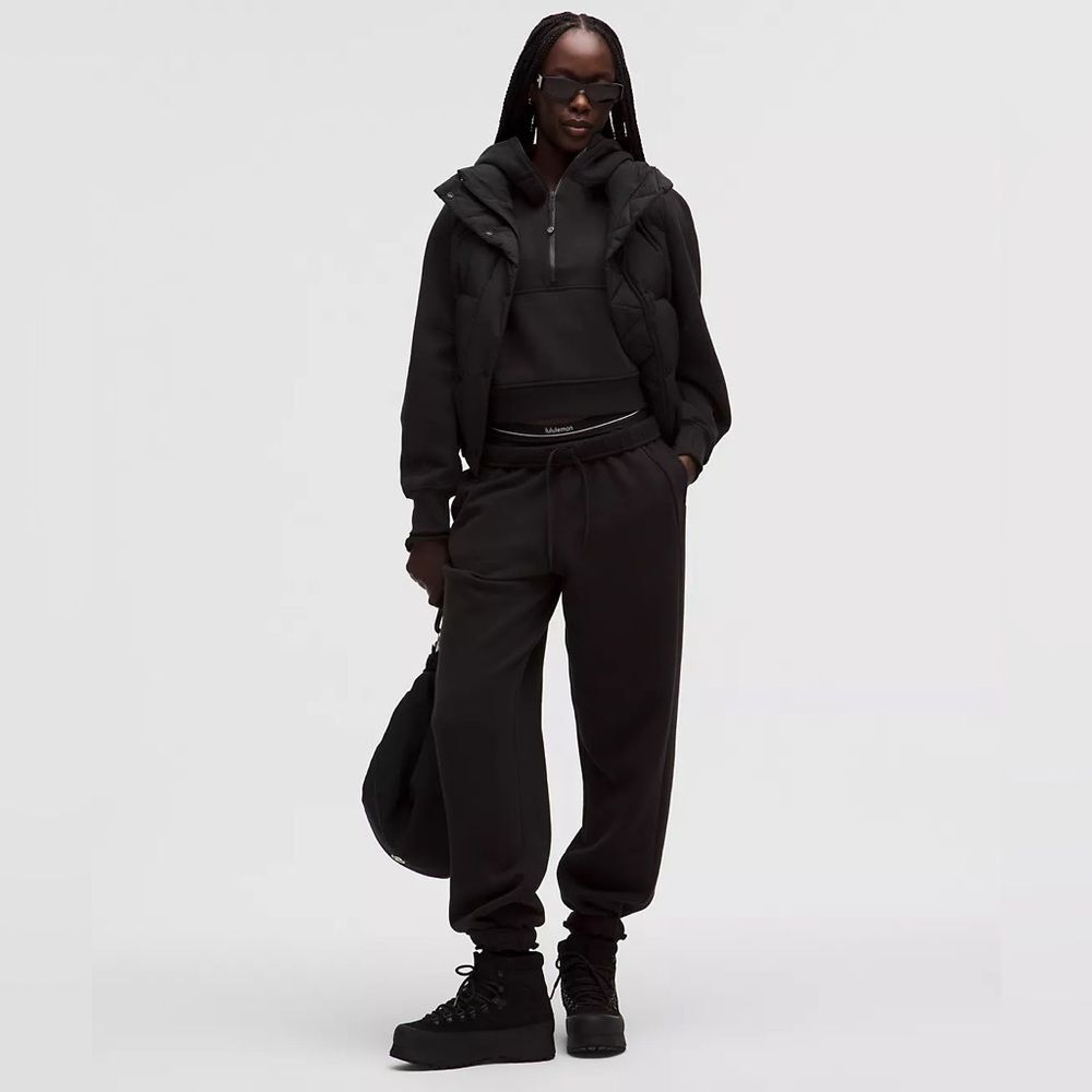 Lululemon Scuba Oversized Half-Zip Hoodie Size XL/XXL Black